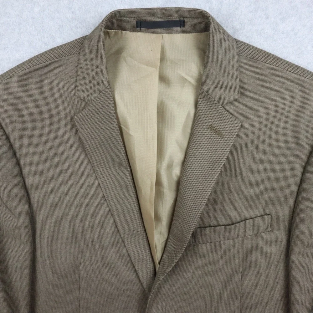Kenneth Cole Reaction Blazer Mens 40S 2-Button Suit Jacket Coat Business‎ Brown
